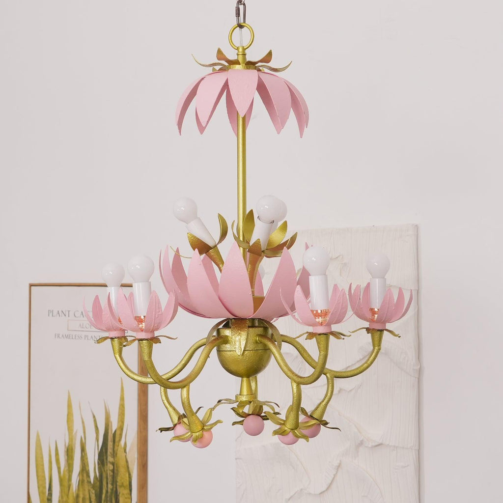 Mardi Gras Blossom Chandelier Chandelier