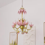 Mardi Gras Blossom Chandelier Chandelier