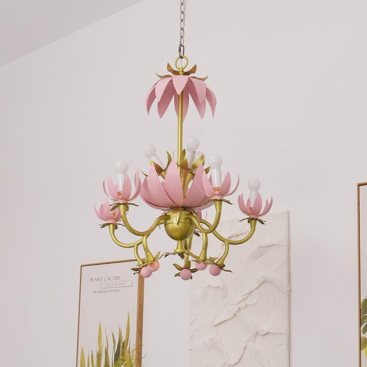 Mardi Gras Blossom Chandelier Chandelier