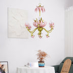 Mardi Gras Blossom Chandelier Chandelier