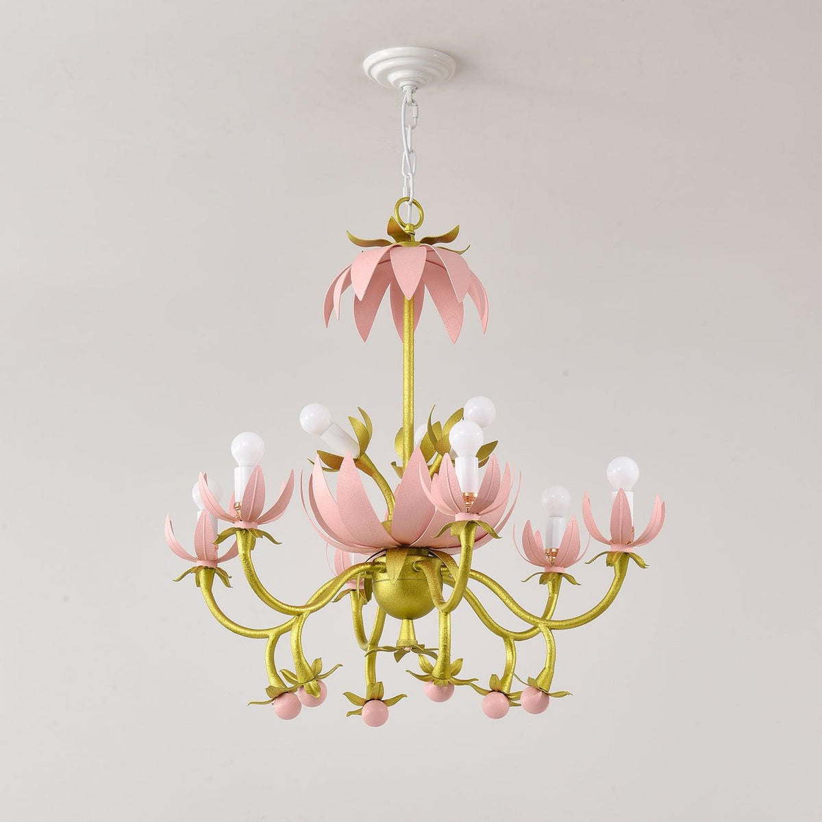 Mardi Gras Blossom Chandelier Chandelier