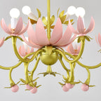 Mardi Gras Blossom Chandelier Chandelier