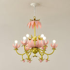 Mardi Gras Blossom Chandelier Chandelier