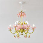 Mardi Gras Blossom Chandelier Chandelier
