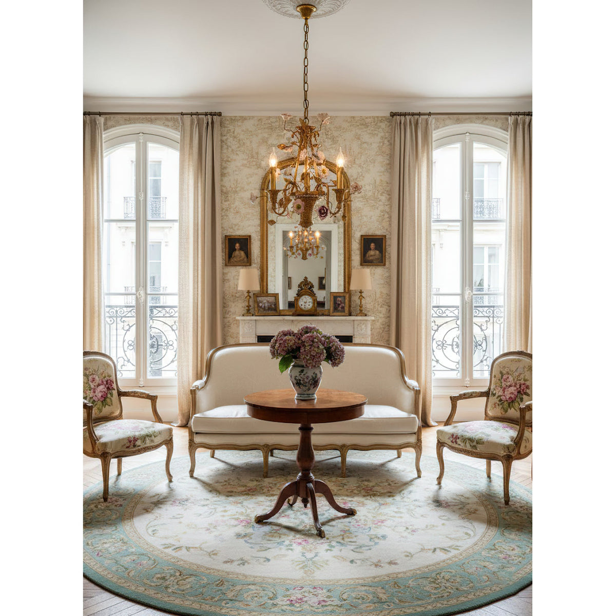 Marguerite Flowers Chandelier