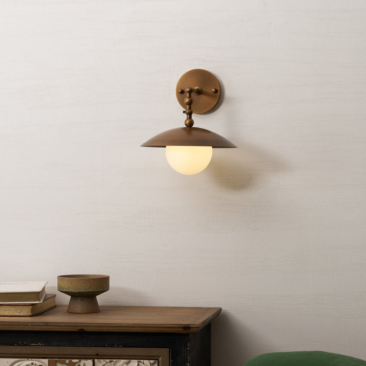 Marie Petite Glass Wall Sconce
