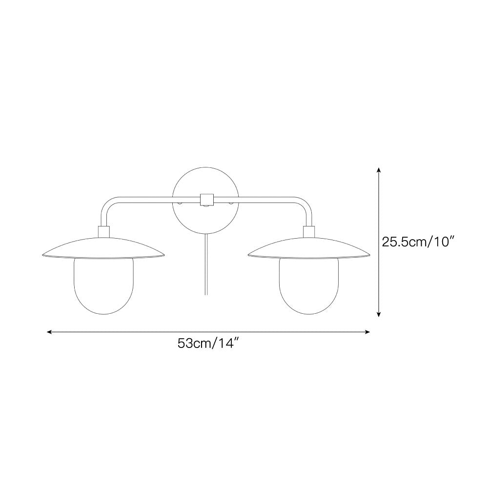 Marie Petite Plug-in Wall Sconce