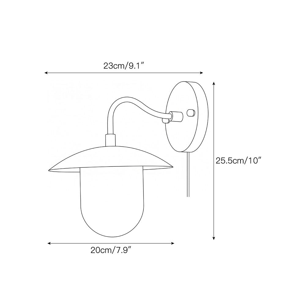 Marie Petite Plug-in Wall Sconce