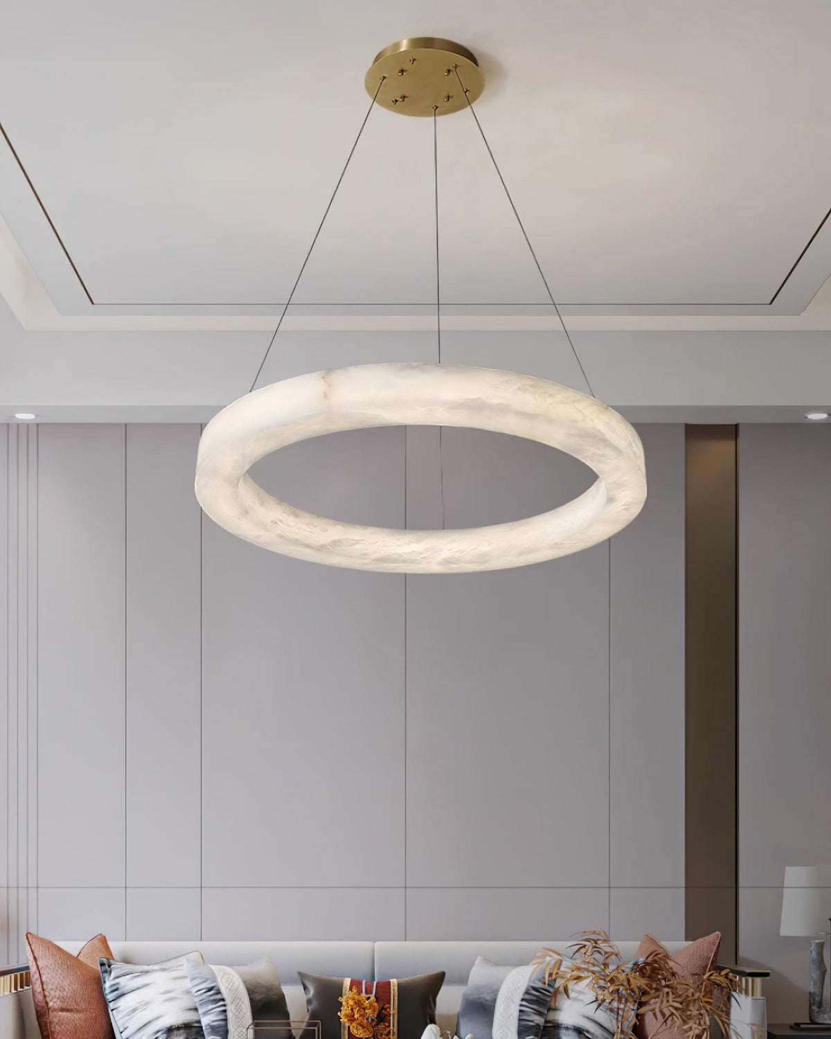 Marika Alabaster Chandelier Chandelier