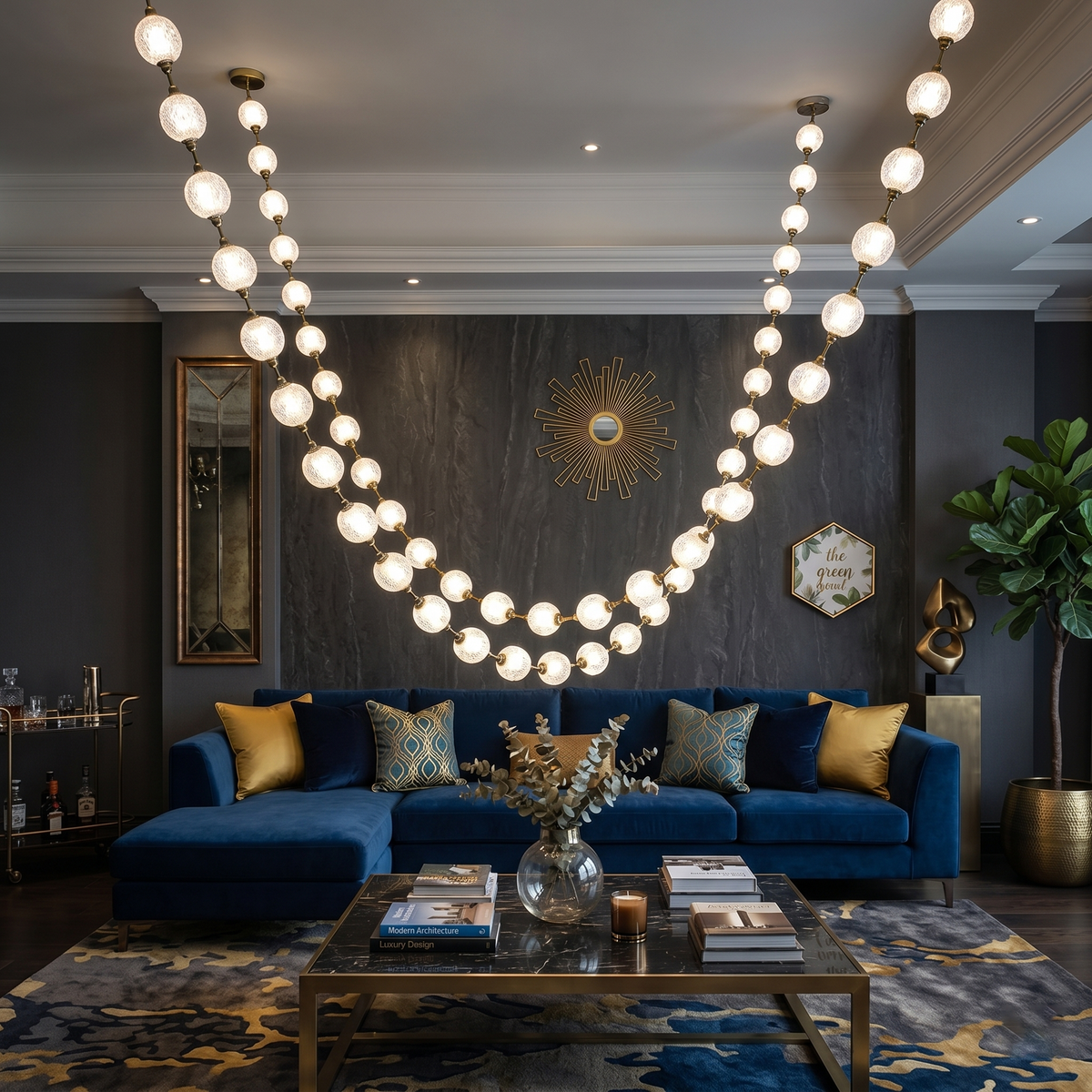 Marni Beaded Chandelier