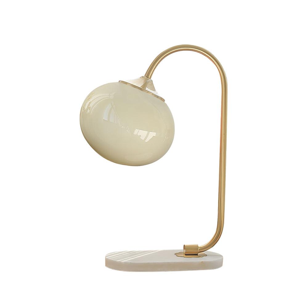 Marshmallow Table Lamp ? 8.7″ x H 16.1″ / Dia 22cm x H 41cm / Gold & Beige / US plug Table lamp