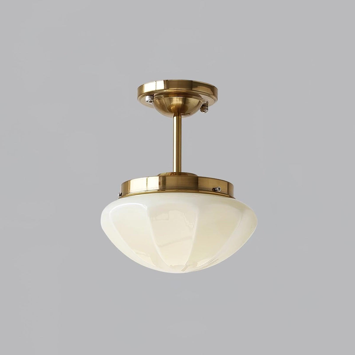 Marta Mini Ceiling Lamp ? 9.8″ x H 11.8″ / Dia 25cm x H 30cm / Gold / Beige Ceiling lamp