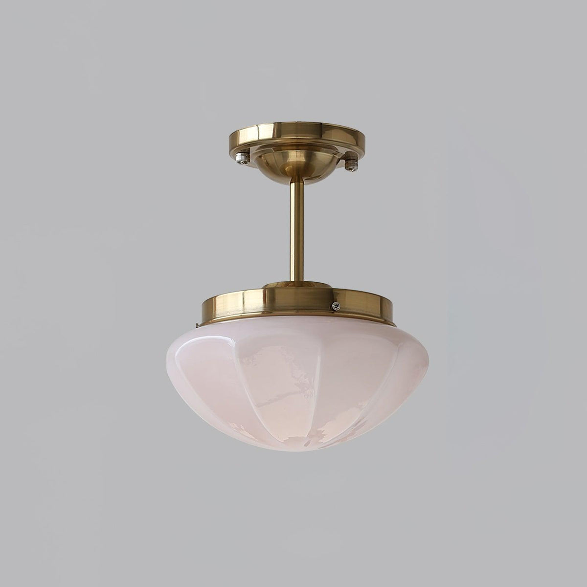 Marta Mini Ceiling Lamp ? 9.8″ x H 11.8″ / Dia 25cm x H 30cm / Gold / Pink Ceiling lamp