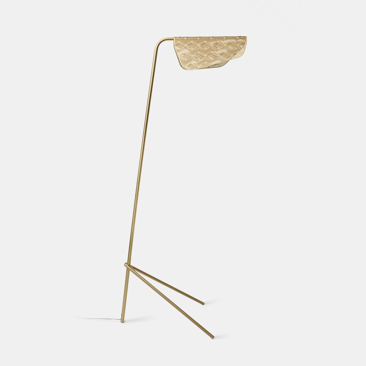 Mediterranea Floor Lamp ∅ 19.3″ x H 47.6″ / Dia 49cm x H 121cm / Gold / US plug Floor lamp