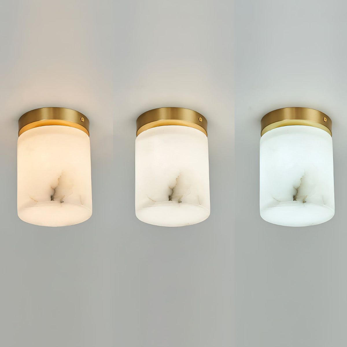 Melange Alabaster Ceiling Light
