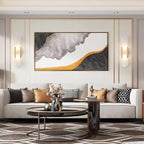 Melange Elongated Alabaster Plug-in Wall Lamp Wall lamp