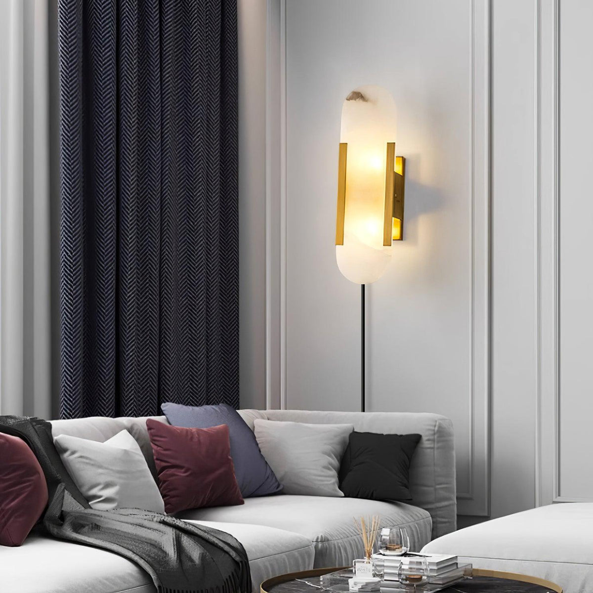 Melange Elongated Plug-in Sconce Wall lamp