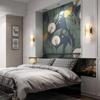 Melange Elongated Alabaster Plug-in Wall Lamp Wall lamp