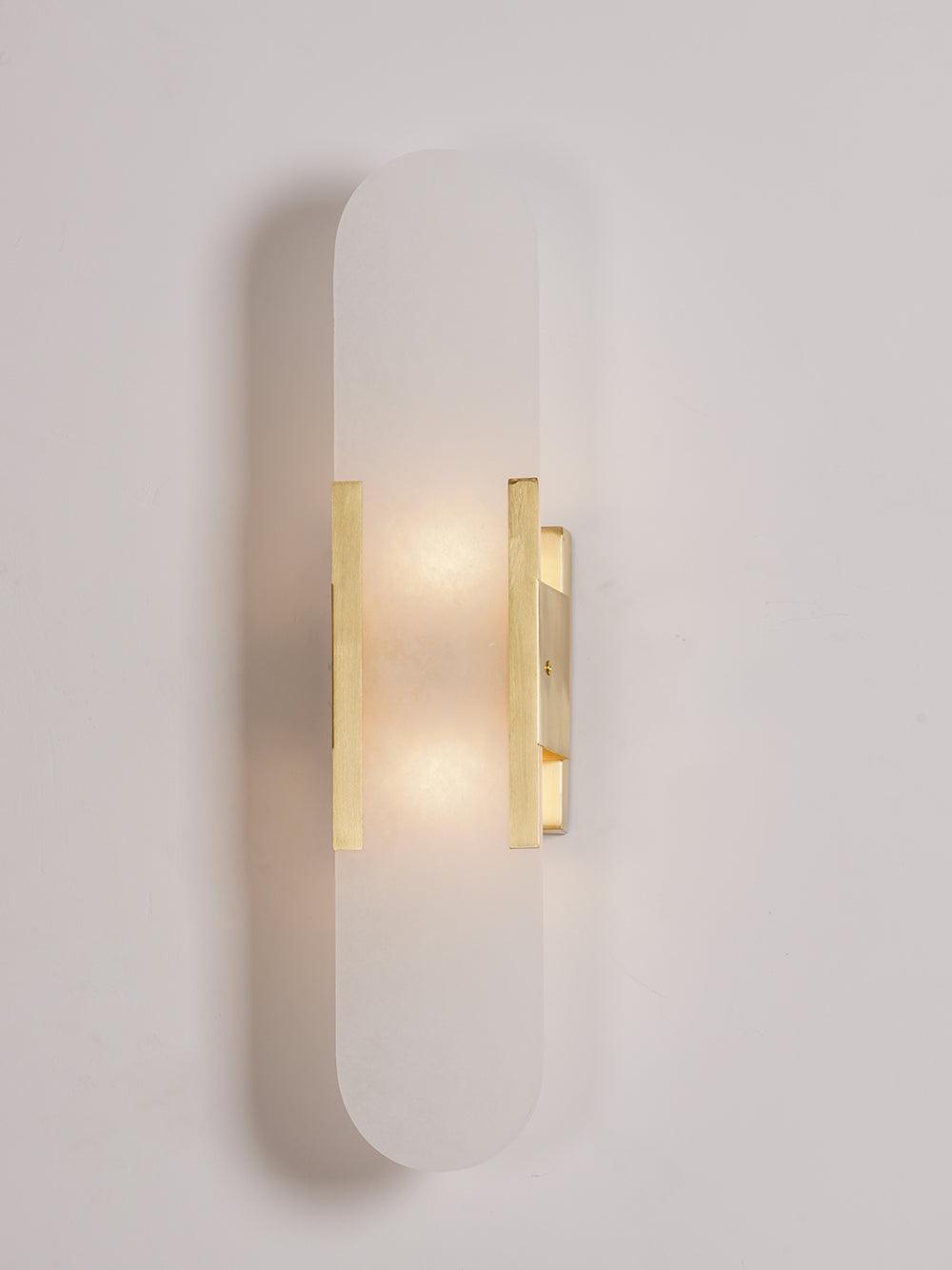 Melange Elongated Alabaster Wall Lamp Wall lamp