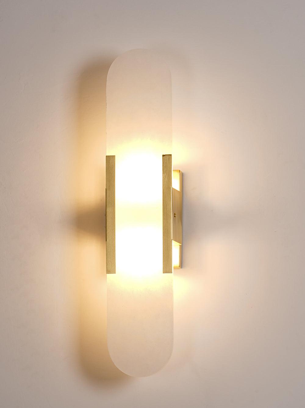 Melange Elongated Alabaster Wall Lamp Wall lamp