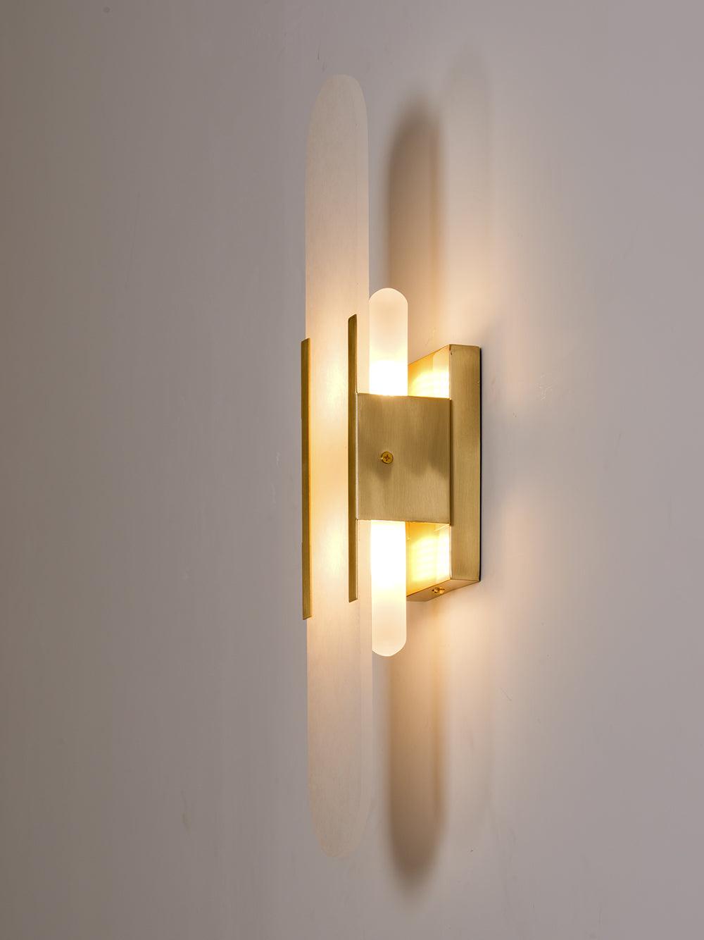 Melange Elongated Alabaster Wall Lamp Wall lamp