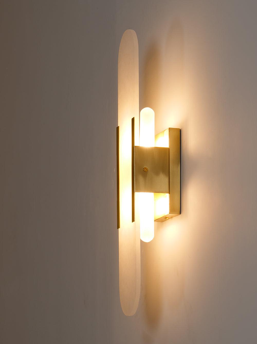 Melange Elongated Alabaster Wall Lamp Wall lamp