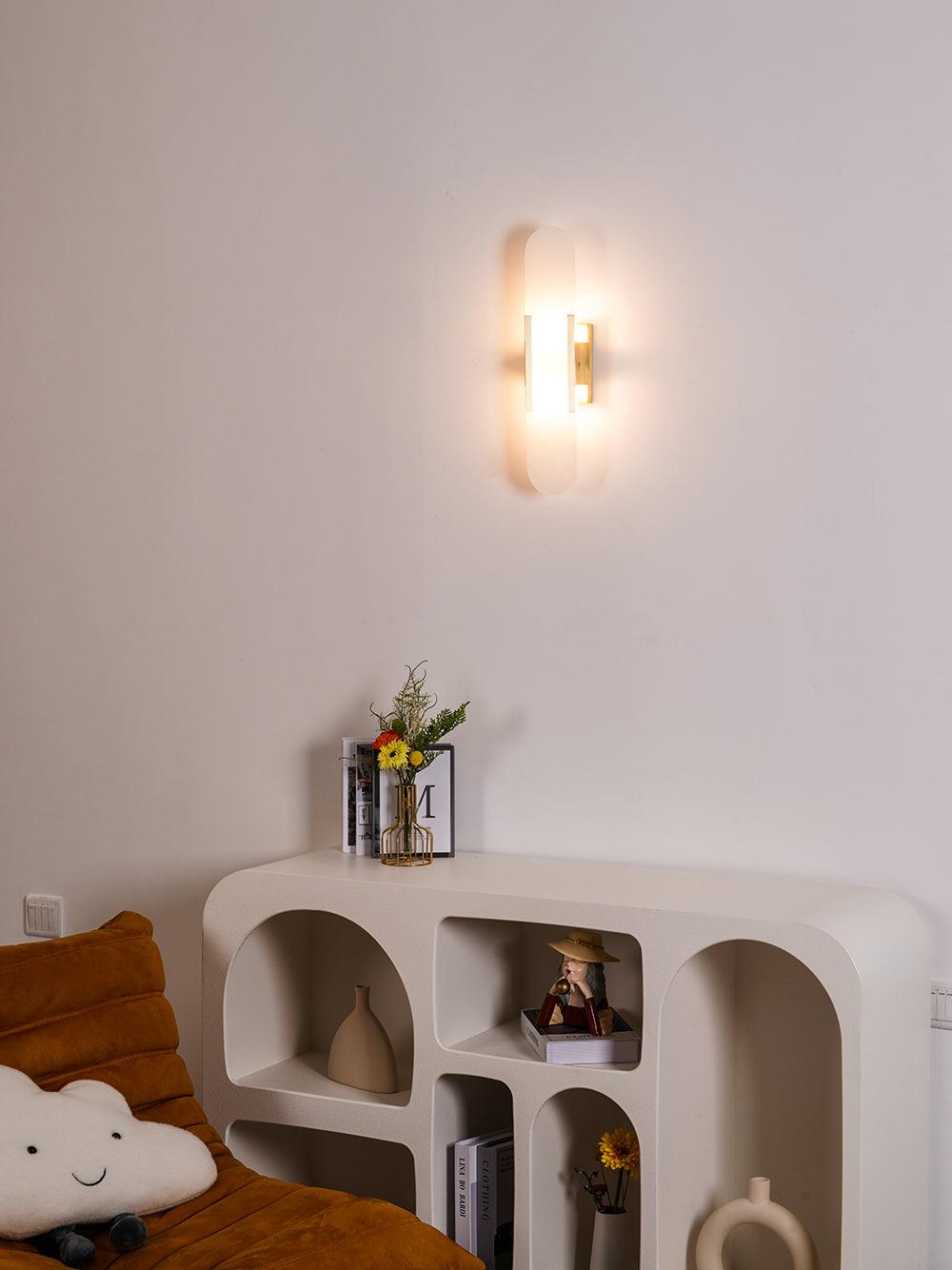 Melange Elongated Alabaster Wall Lamp Wall lamp