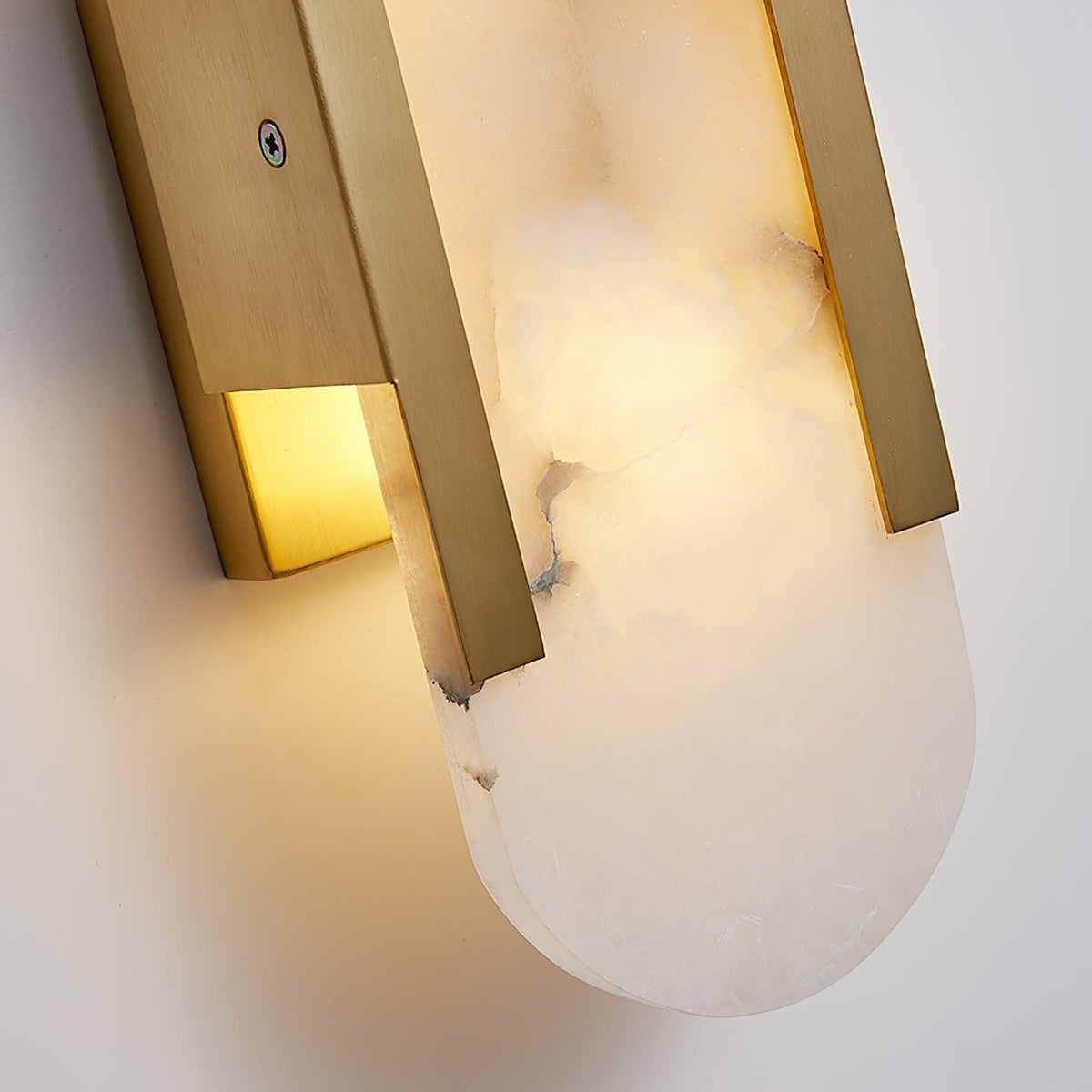 Melange Elongated Alabaster Wall Lamp Wall lamp