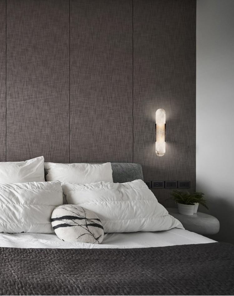 Melange Elongated Alabaster Wall Lamp Wall lamp