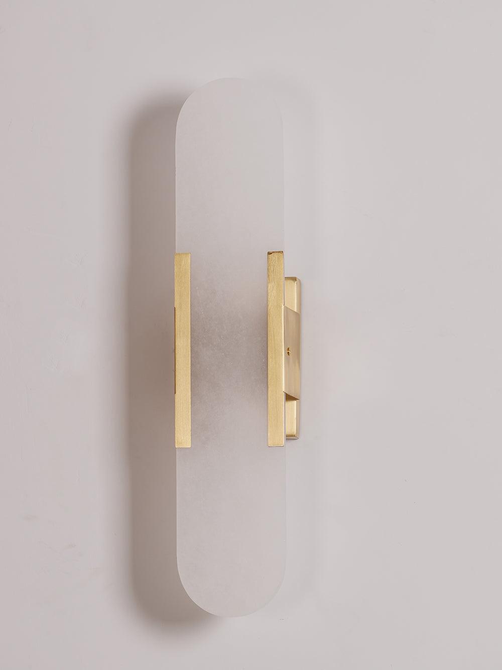 Melange Elongated Alabaster Wall Lamp Wall lamp