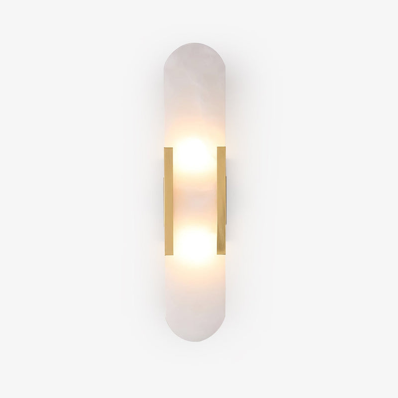 Melange Elongated Alabaster Wall Lamp Wall lamp