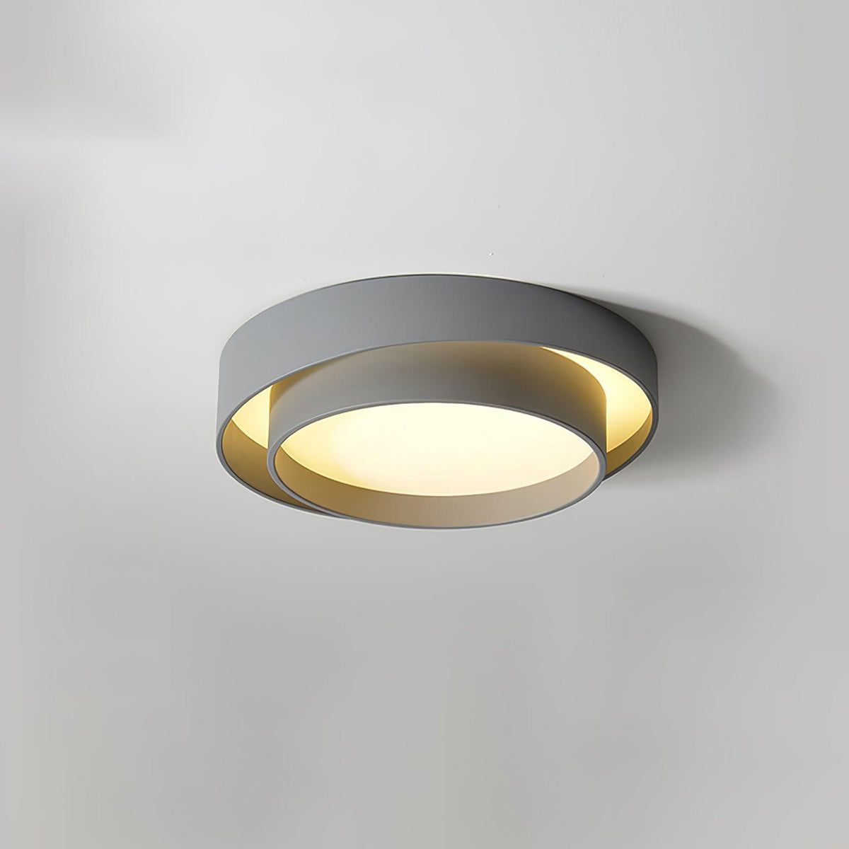 Melody Ceiling Lamp ? 15.7″ x H 5.5″ / Dia 40cm x H 14cm / Grey / Warm Light Ceiling lamp