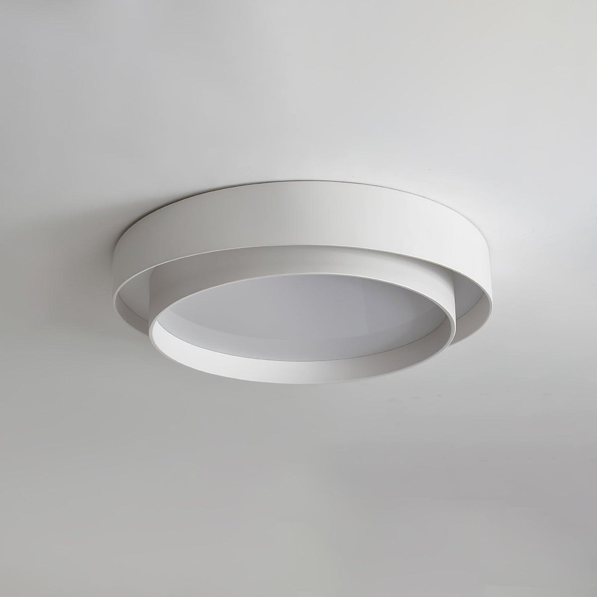 Melody Ceiling Lamp ? 19.7″ x H 5.5″ / Dia 50cm x H 14cm / White / Warm Light Ceiling lamp