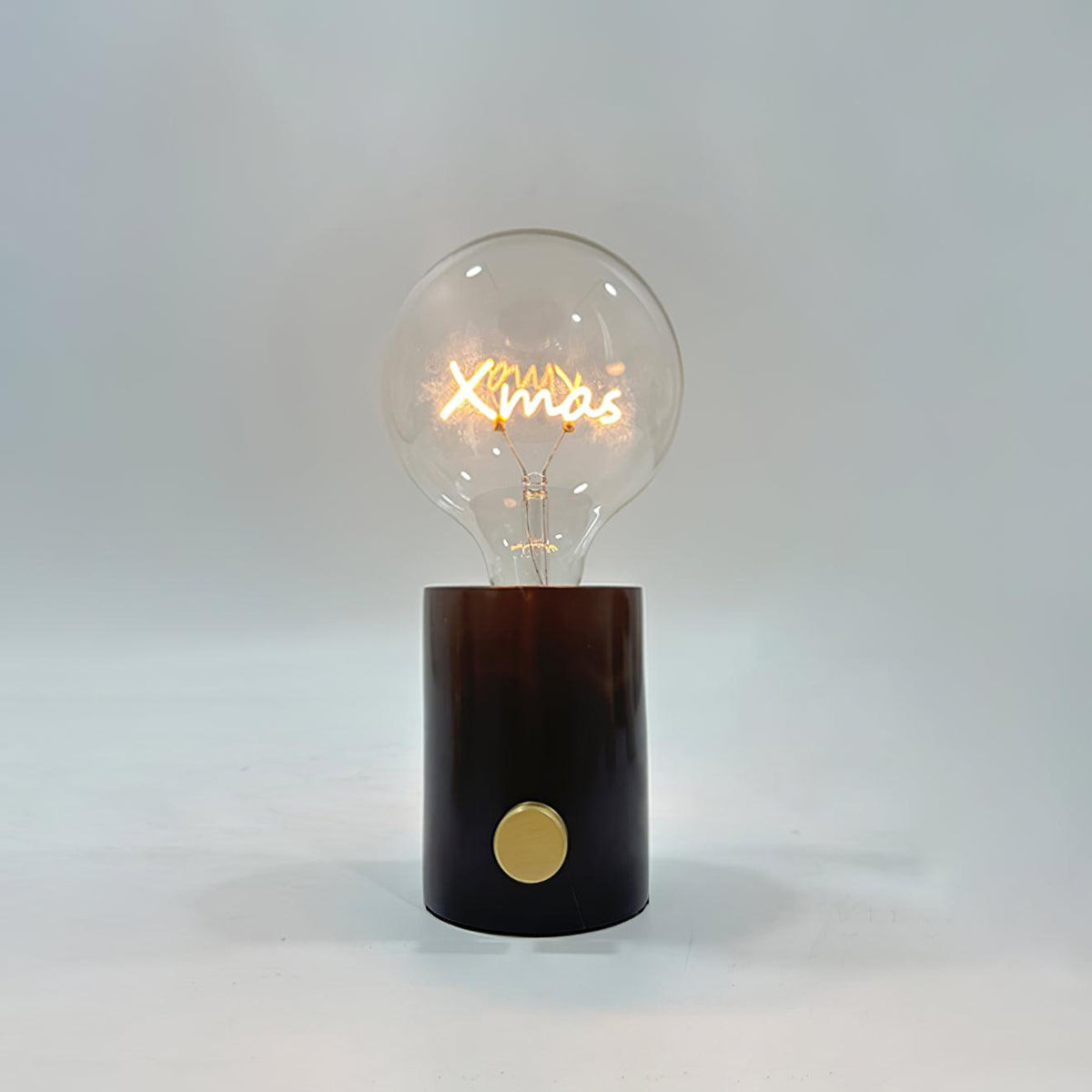 Very Nice Table Lamp Model A ∅ 4.7″ x H 9.8″ / Dia 12cm x H 25cm / Black Marble & Clear / US plug Table lamp