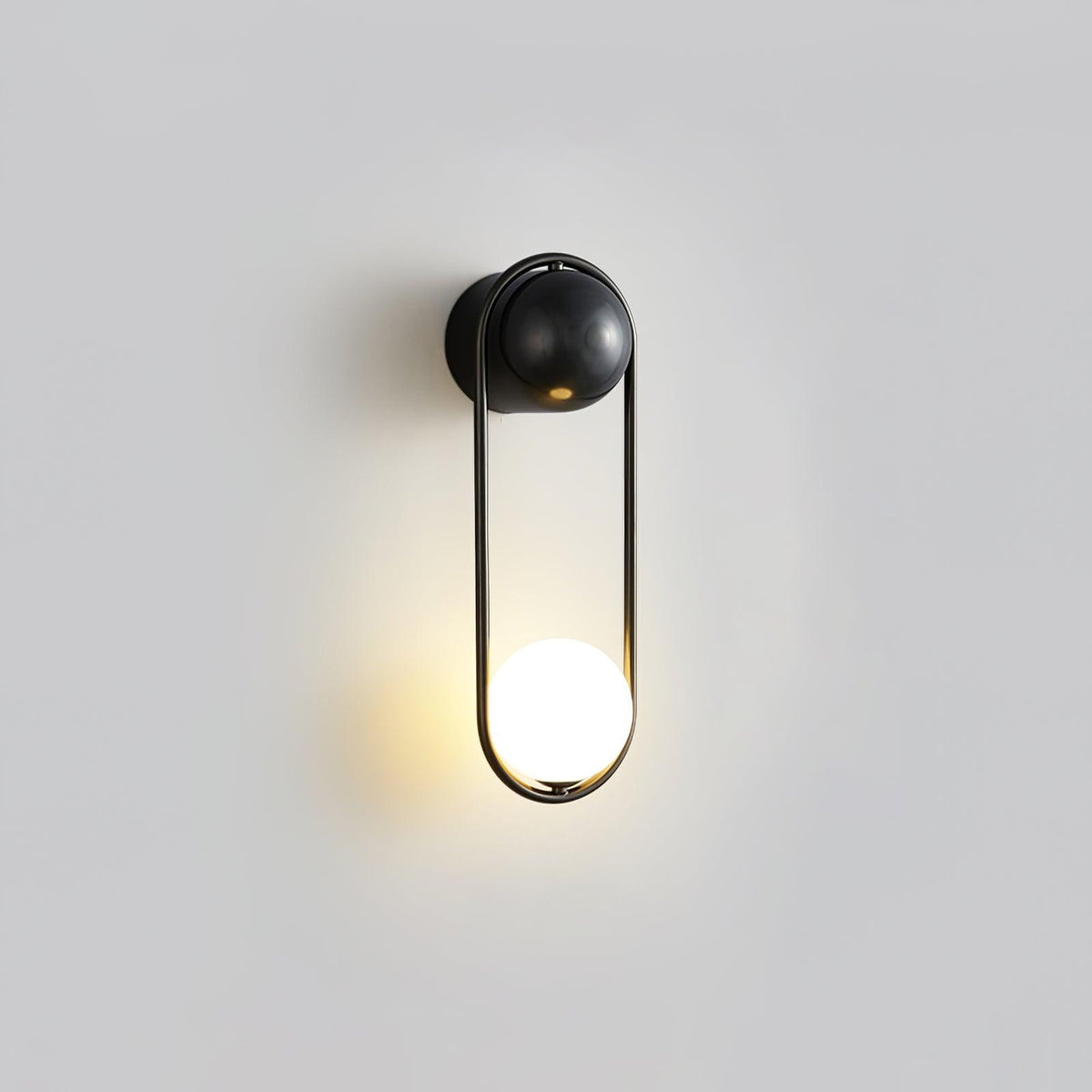 Mila Wall Lamp ? 5.9″ x H 18.1″ / Dia 15cm x H 46cm / Black & White Wall lamp