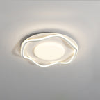 Minimalist Cloud Shape Ceiling Lamp ? 18.9″ x H 3.9″ / Dia 48cm x H 10cm / White / Cool Light Ceiling lamp