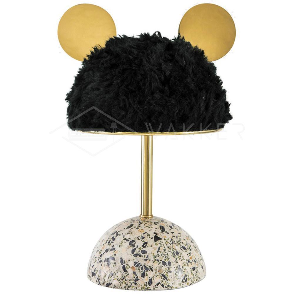Minos Table Lamp ∅ 11″ x H 17.3″ / Dia 28cm x H 44cm / Black / US Plug Table lamp