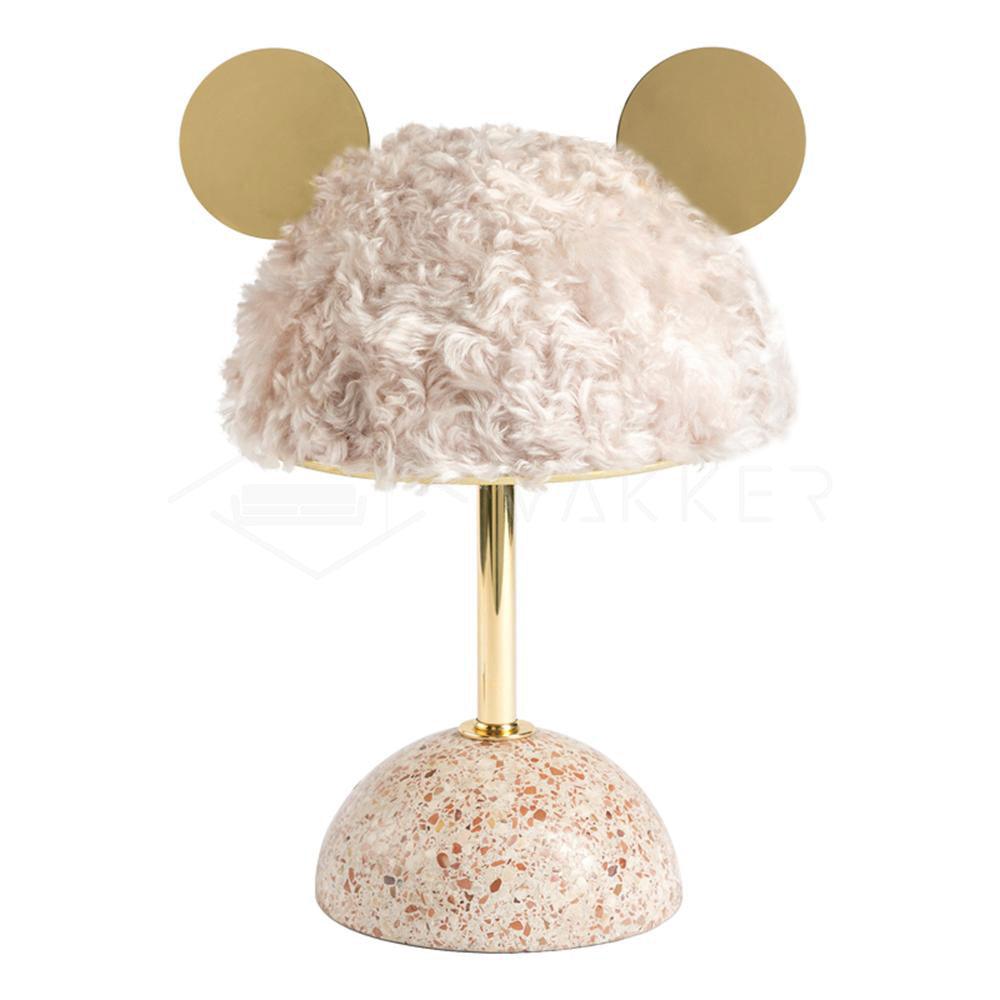 Minos Table Lamp ∅ 11″ x H 17.3″ / Dia 28cm x H 44cm / Pink / US Plug Table lamp