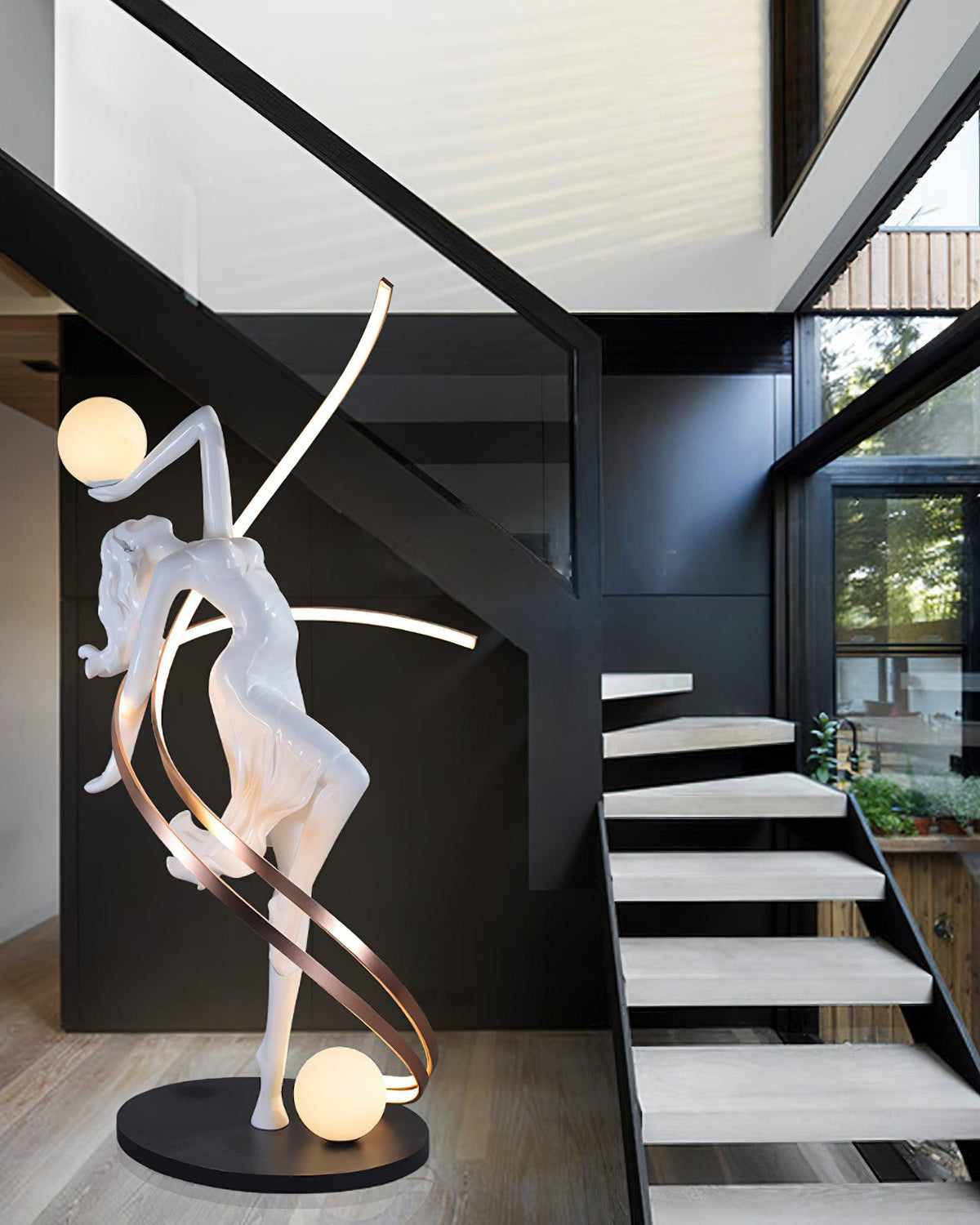 Misha Goddess Statue Floor Lamp Floor lamp