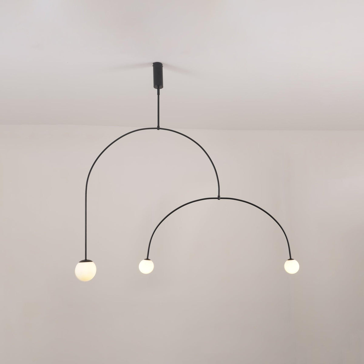 Mobile Chandelier Mobile Chandelier 9 (120cm) / Black Chandelier