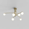 Modern Long Arm Chandelier 6 heads ? 39.3″ x H 21.1″ / Dia 100cm x H 54cm / Gold Chandelier