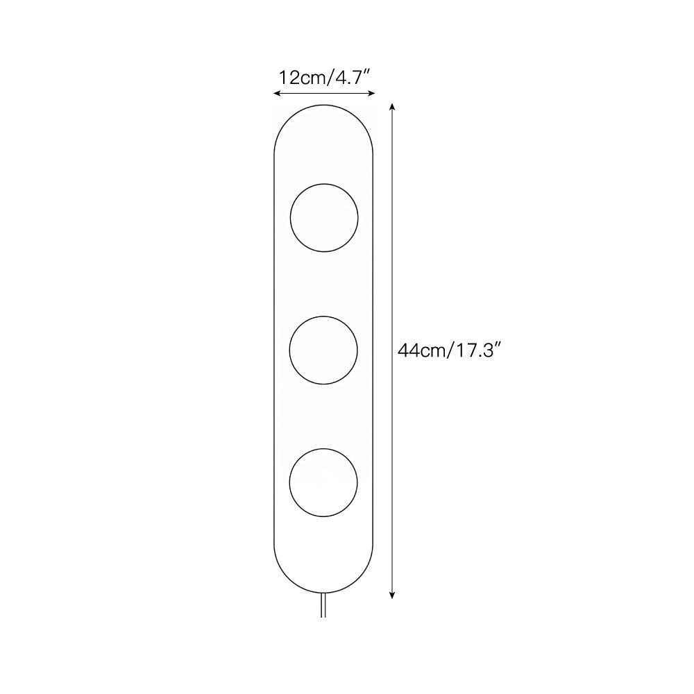 Modulo Marble Plug-in Wall Sconce