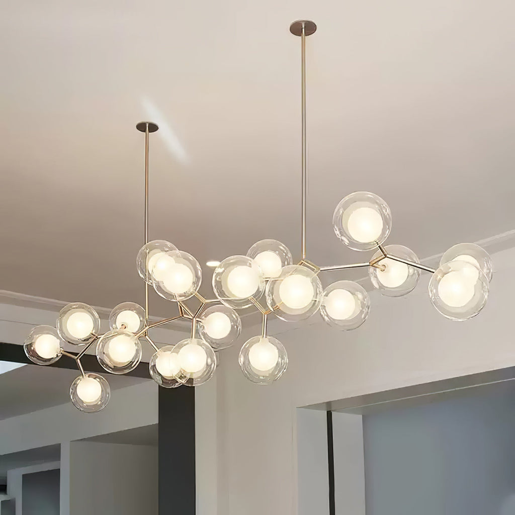 Molecular Glass Balls Chandelier Chandelier