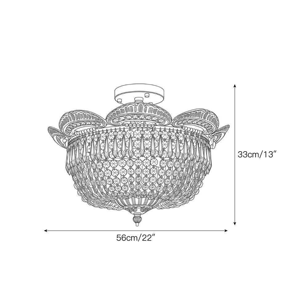 Monticello Flush Mount Ceiling Light