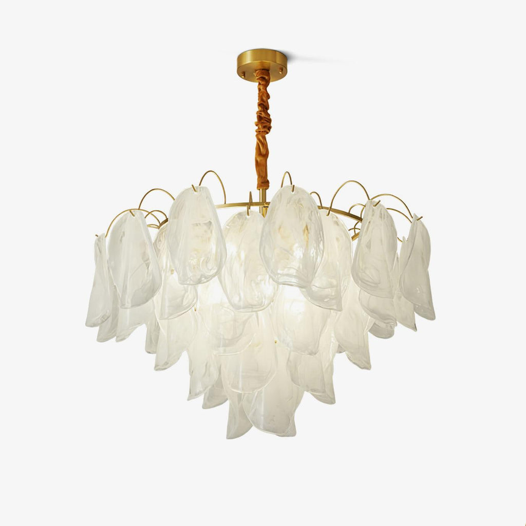 Multi Tier Cloud Glass Pendant Light Chandelier