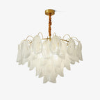 Multi Tier Cloud Glass Pendant Light Chandelier