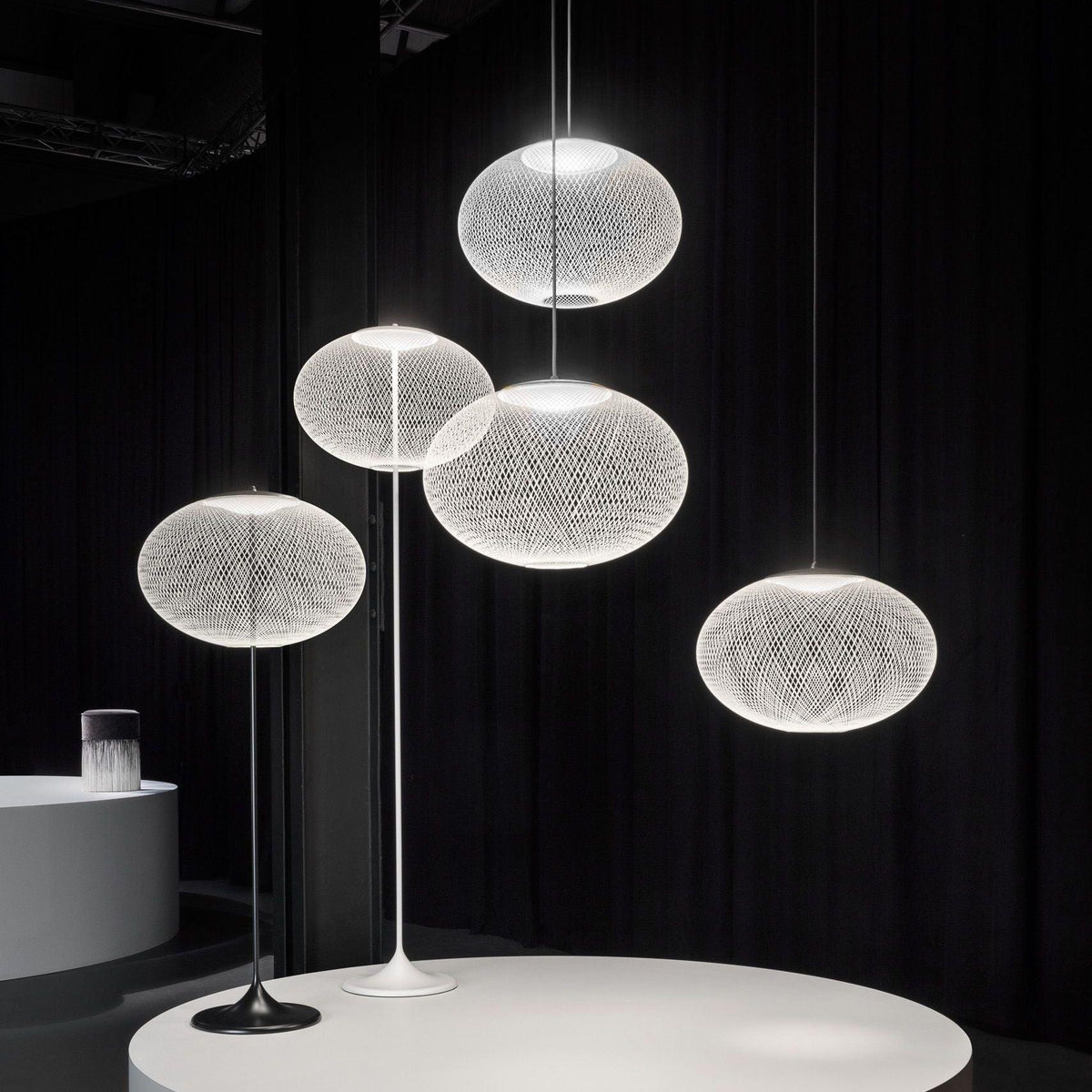 Metallic Meshwork Floor Lamp Floor lamp
