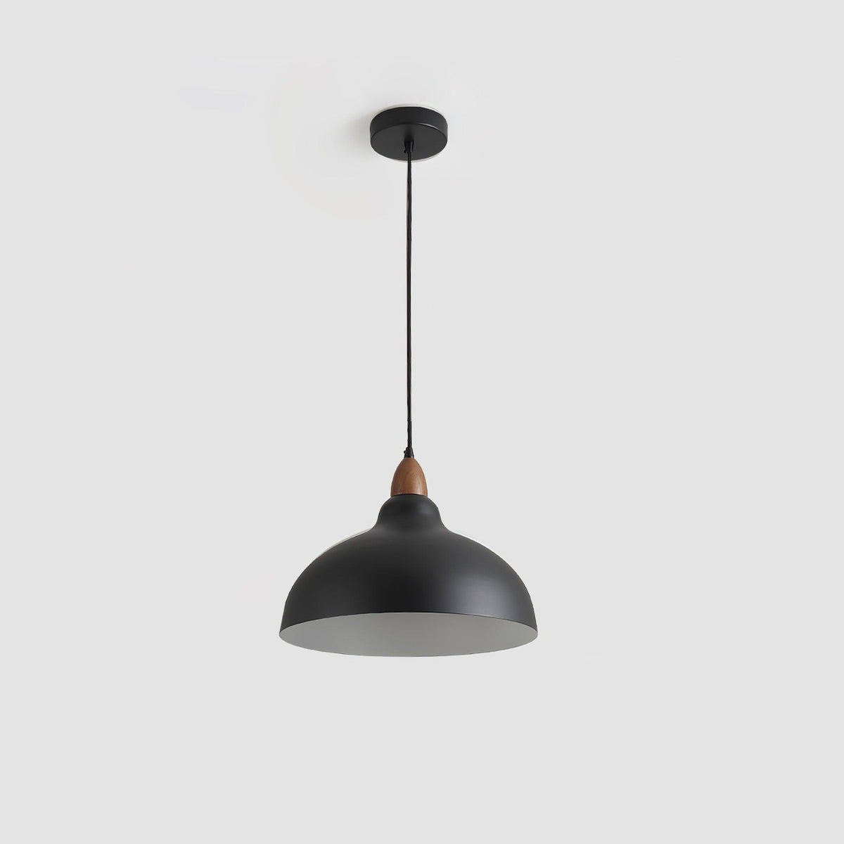 Natural Rustic Pendant Lamp ∅ 13.8″ x H 11.8″ / Dia 35cm x H 30cm / Black Pendant light