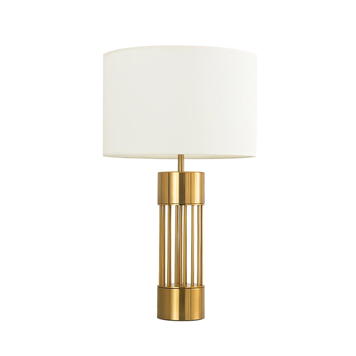 Nettle Table Lamp ∅ 15″ x H 26.8″ / Dia 38cm x H 68cm / Gold & White / US plug Table lamp