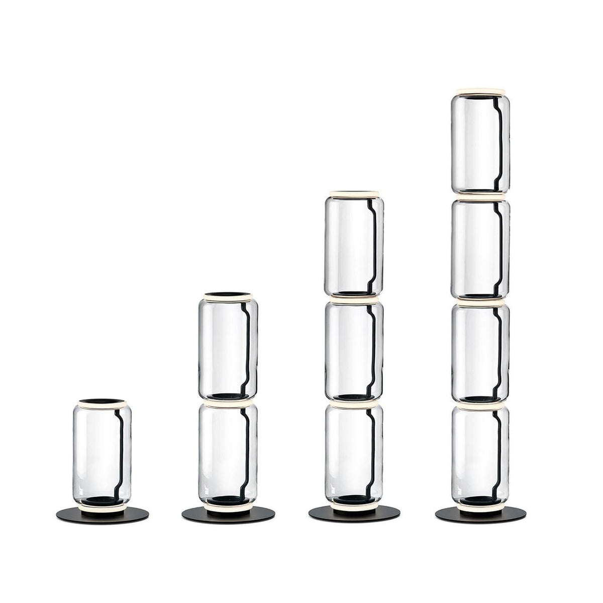 Bamboo Glass Floor Lamp Floor lamp